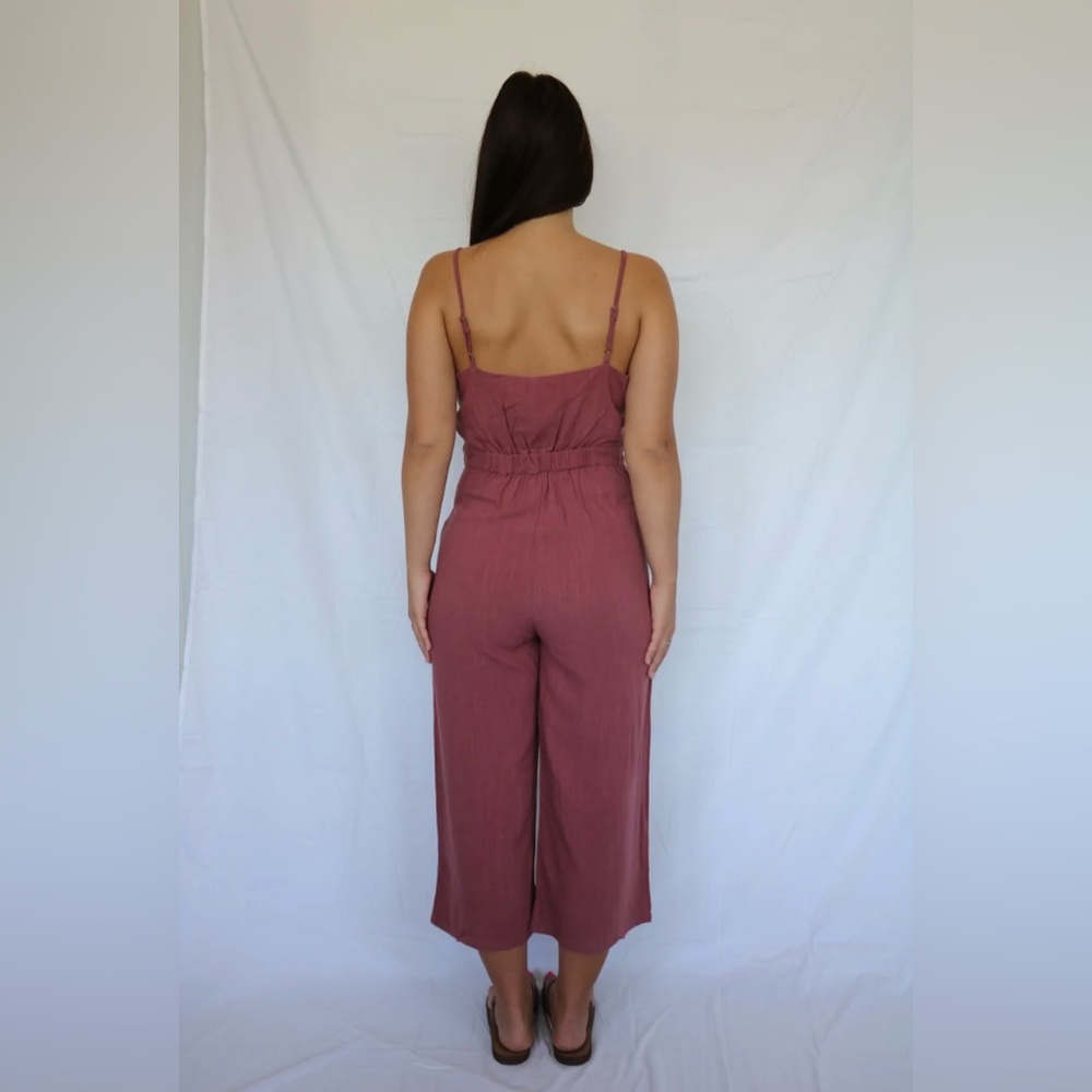 Beatrix Raspberry Jumpsuit - Picture 2 of 4